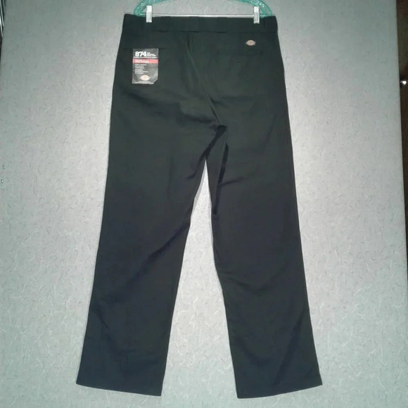 Men's NWT Dickies 864 Original Fit Black Denim Work Pants Size 36x32 - Picture 2 of 10